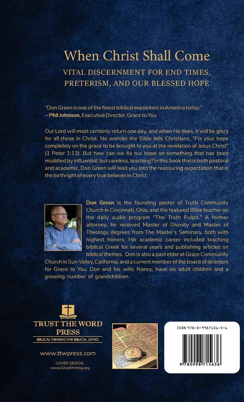 When Christ Shall Come (Hardcover) – Trust the Word Press